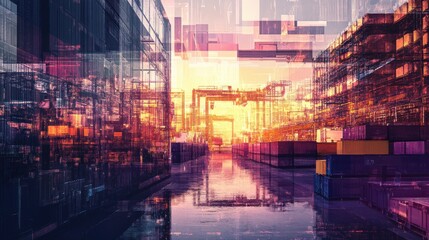 Futuristic Concept of Fully Automated Logistics Warehouse Leveraging Artificial Intelligence and Augmented Reality for Enhanced Efficiency and Innovation in Operations