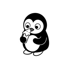 funny penguin cartoon