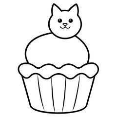 cat with cake