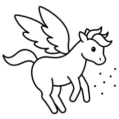 vector illustration of a reindeer