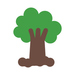 Tree flat icon