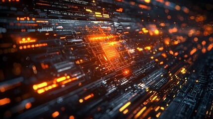 Obraz premium Glowing Digital Assistant with Live Sentiment Analysis Results