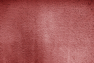 Red color plaster cement wall texture.