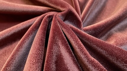 Fototapeta premium Dusty Rose Velvet Fabric Draped Softly