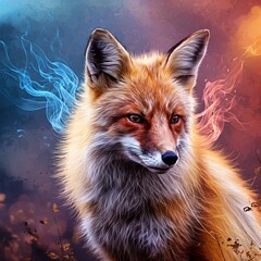 Naklejka premium Fox