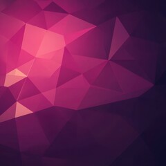Fototapeta premium Abstract polygonal design with vibrant pink hues creating a modern geometric background and a sense of depth and dimension ideal for digital artwork