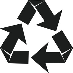 Recycling Symbol Vector Illustration for Eco-Friendly and Sustainability Designs