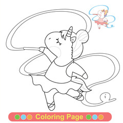 Coloring page for children. Color worksheet activity. Education about color. Education for preschool.