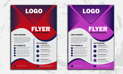 How about "Professional Business Flyer Design &ndash; Modern & Eye-Catching Templates | Multicelor theme | CMYK & Res and Magenta | Geometeric Design