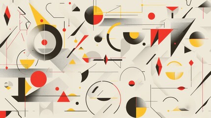 Obraz premium Striking Abstract Background Illustration Boasting Geometric Graphic Elements