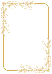 Vintage ornamental frame and border design.