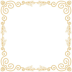 Vintage ornamental frame and border design.