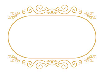 Vintage ornamental frame and border design.