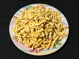 Crunchy Fried Besan Sticks Snack