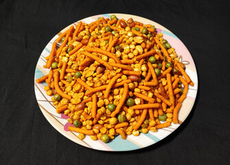 Mixed Namkeen with Peanuts and Peas