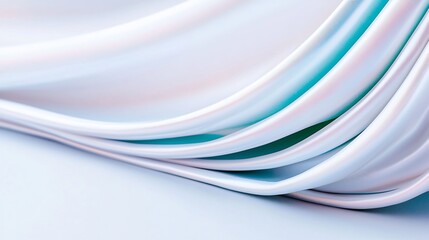 Abstract drapes, smooth fabric, light colors