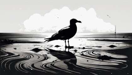 Creative illustration highlights the importance of environmental awareness.