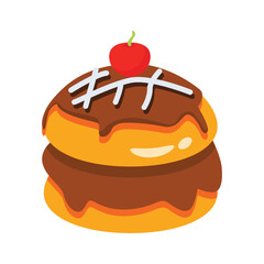 Have a look at this visually attractive 3d icon of pancakes