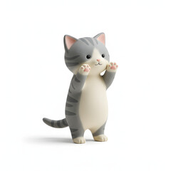 고양이, 새끼 고양이, 3D 고양이