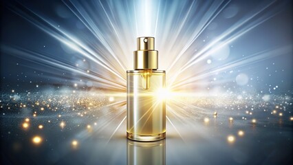 Rule of thirds composition highlights stream glint mockup's beauty.