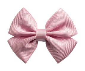 Pink bow decoration product isolated on transparent background png