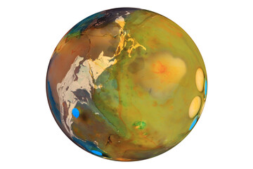 Cosmos Planets- Liquid Art