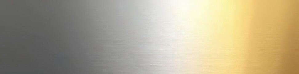 Obraz premium Polished aluminum, gradient showcasing a silver to gold hue, stylish, art, luxury