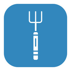 Fototapeta premium Farm Fork Icon