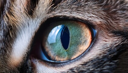 Hyperrealistic cat eye