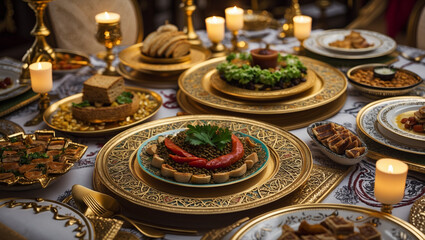 christmas table setting