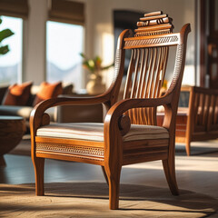 cat on a red background
