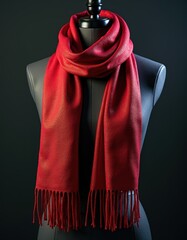 Scarf Featuring Metallic Thread