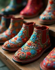 Shoes Featuring Embroidered Details