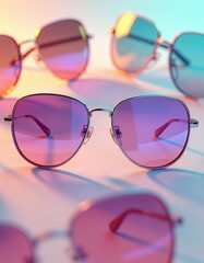 Sunglasses Featuring Pastel Lenses