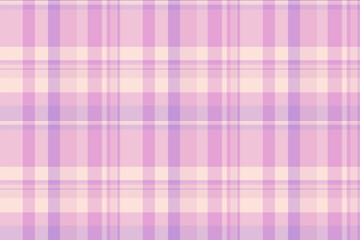 Line background texture textile, list check fabric plaid. Cowboy pattern seamless vector tartan in light and purple colors.