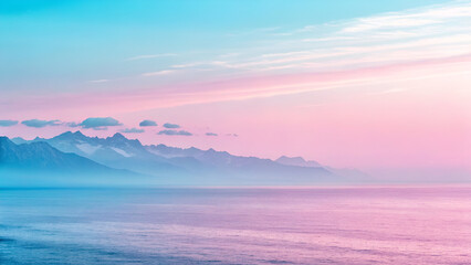 Aesthetic blue and pink gradient with a soft, pastel-like transition, ideal for contemporary digital design.