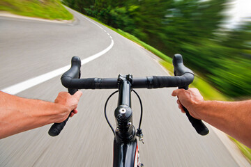 Road cycling stock photo
