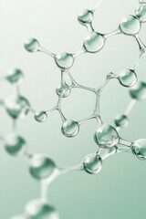 Molecular components of green hydrogen are displayed, illustrating the scientific principles behind this renewable energy sources production and use