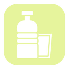Fototapeta premium Water Bottle Icon
