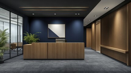 Modern Office Reception Area (1)