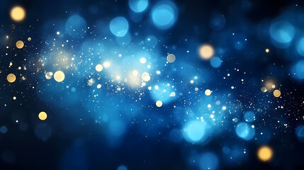 Fototapeta premium Dreamy Starry Sky with Light Points