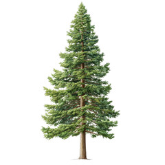 Majestic Pine: A towering pine tree showcases vibrant green needles and sturdy trunk, a symbol of nature's enduring beauty and the majesty of the outdoors.