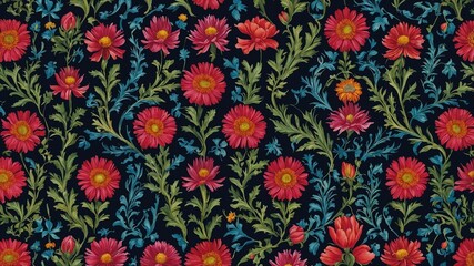 Disegno floreale orientale