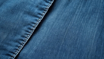 Fototapeta premium Blue denim jeans fabric texture background