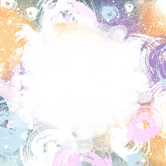 Textured orange-purple gradient background for text and design. Delicate, refined watercolor background in Provence, grunge style