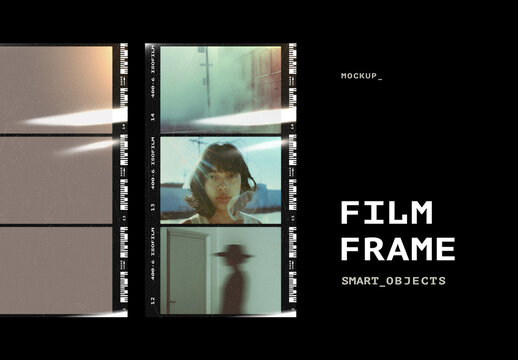 Aged Film Frames Mockups