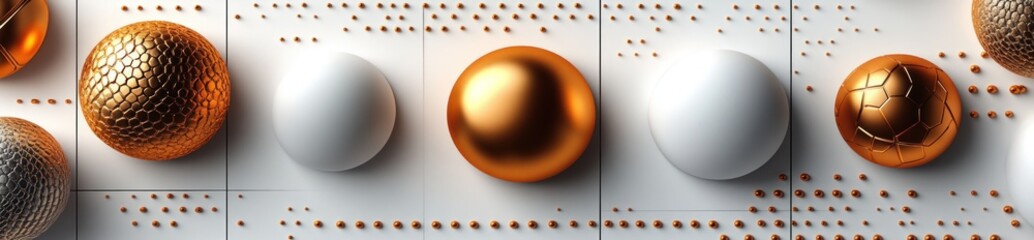 3D Eggs on Patterned Surface