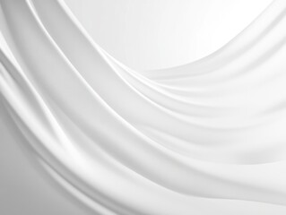 Fototapeta premium A white fabric with a wave pattern