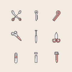 Healthcare and Medicine Editable Stroke Icon Set