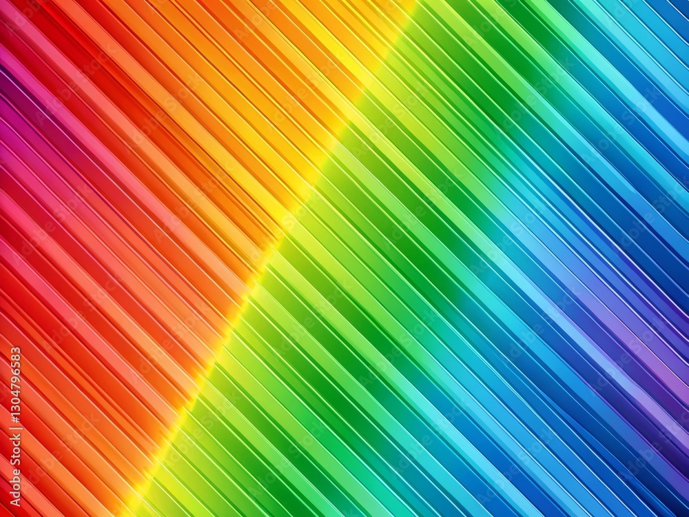 Wall mural vibrant abstract rainbow stripes background - colorful pattern texture